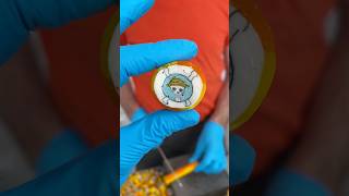 Cutting One Piece Candy 🍬 Luffy’s Crew Symbol | Satisfying ASMR #asmr #candy
