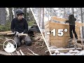 Project log cabin | Winter arrives