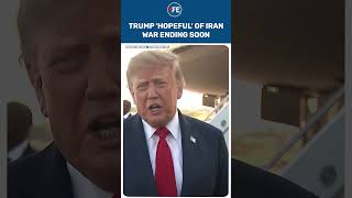Trump Shares Big Update On Iran War, says US 'hopefully' towards the end of Iran war