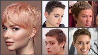 Most Viral Short PIXIE HairCuts 2024  //WOMEN Short Hairstyles/party PIXIE Cuts