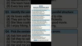 English Errors MCQ. Grammatical errors, #error #englisherrorspottingonlinetestfree #englisherrors