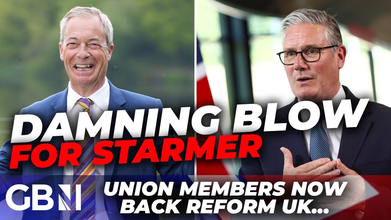 SHOCK: Nigel Farage OVERTAKES Keir Starmer as Union members FAVOURITE in major shift in politics