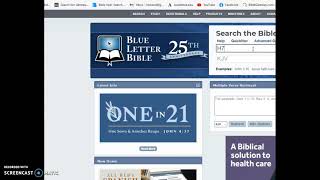 How to do interlinear studies - Hebrew OT to Greek NT - Genesis 9:13's bow