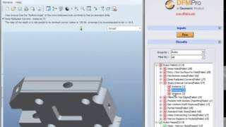DFMPro for Machining Process