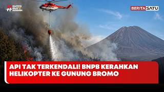 Api Tak Terkendali, BNPB Kerahkan Helikopter ke Gunung Bromo