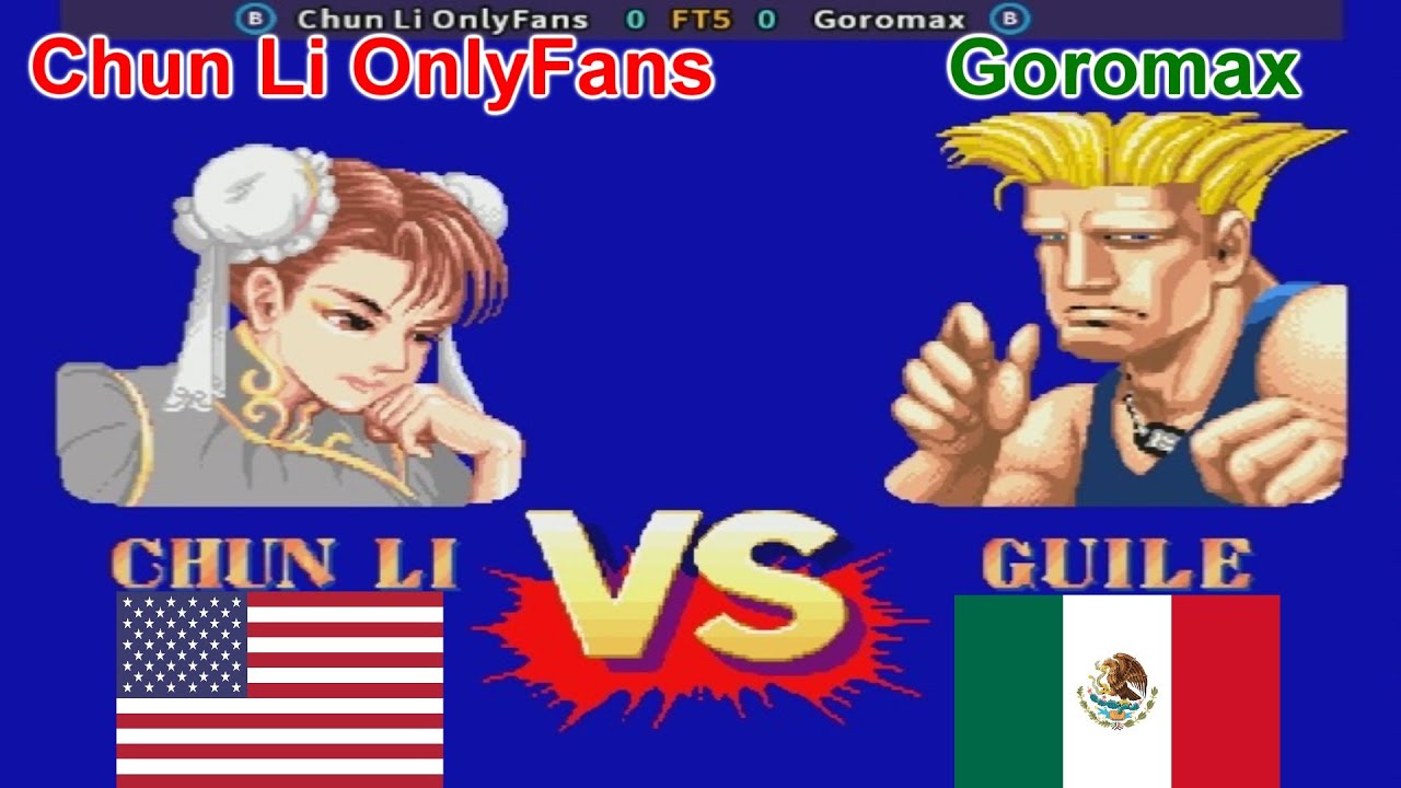 Street Fighter II': Hyper Fighting - Chun Li OnlyFans vs Goromax FT5