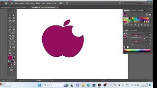 how to create an apple logo#graphicdesign #drawing #art #i phone,#adobeillustrator #tutorial