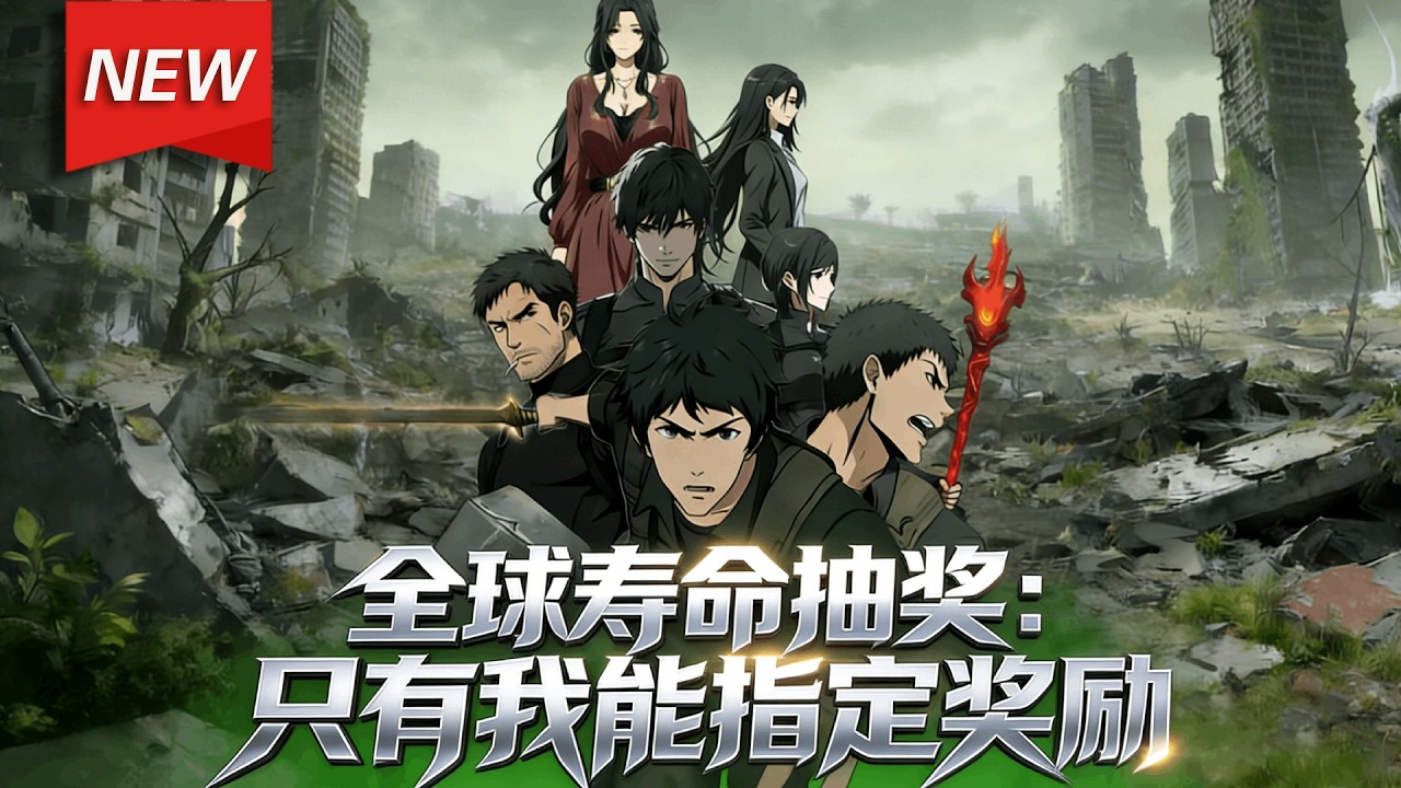 MULTISUB📢新番上线《全球寿命抽奖：只有我能指定奖励》第1~70集丨末日游戏降临，寿命成了唯一通行货币！江异重回末世初，惊讶地却发现，自己竟然能指定轮盘奖励！#漫剧 #破晓动漫社