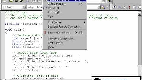 0304 Putting it all Together: Demo of complete program - Visual C++ Tutorial