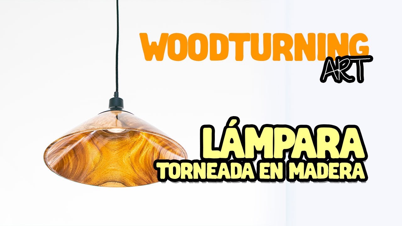 Cómo hacer lamparas colgantes de madera reciclada Homemade wooden pendant  lamp from recycled wood 