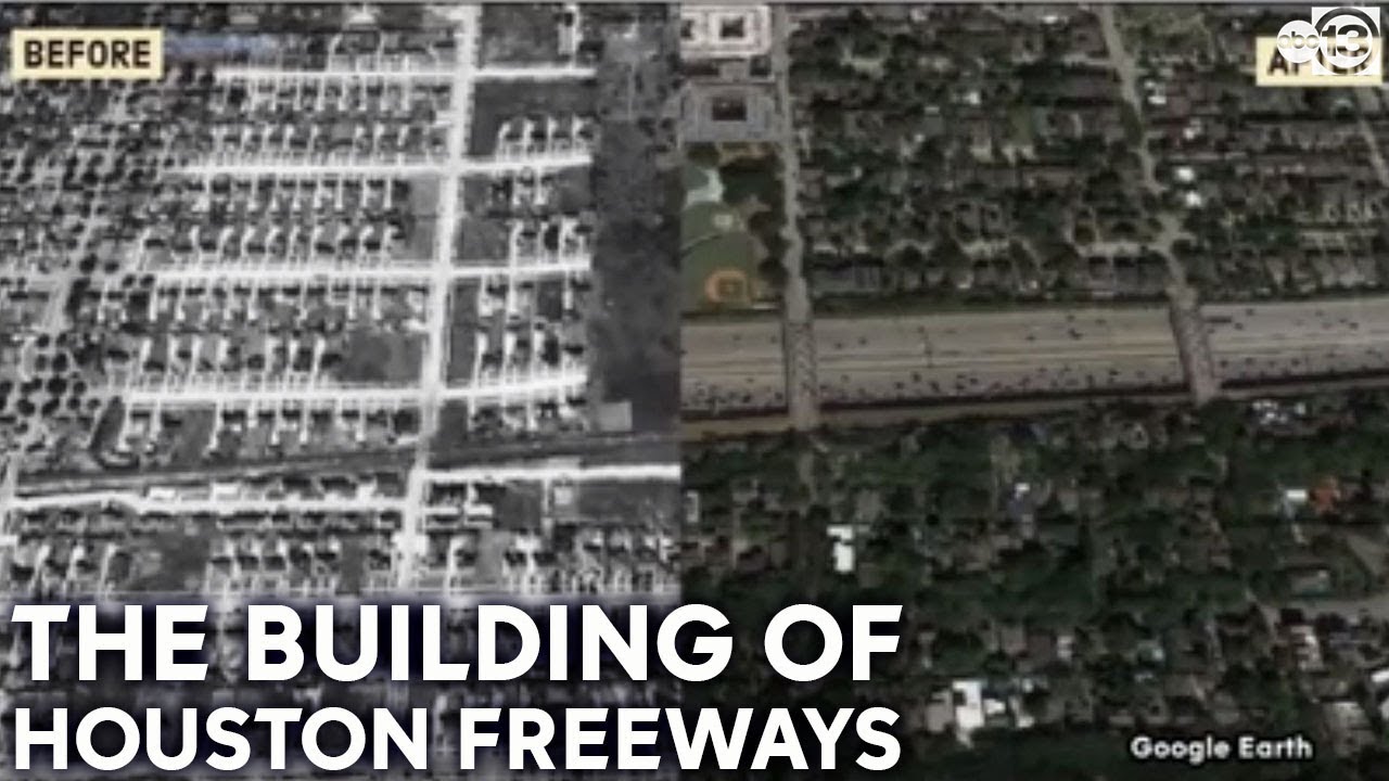 A before and after look at Houston freeways from 1940s to present YouTube