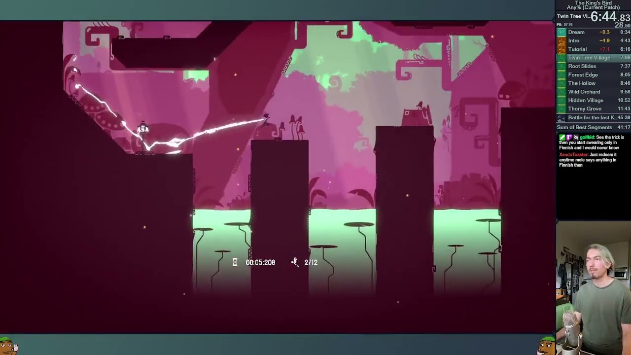 The King's Bird any% speedrun in 