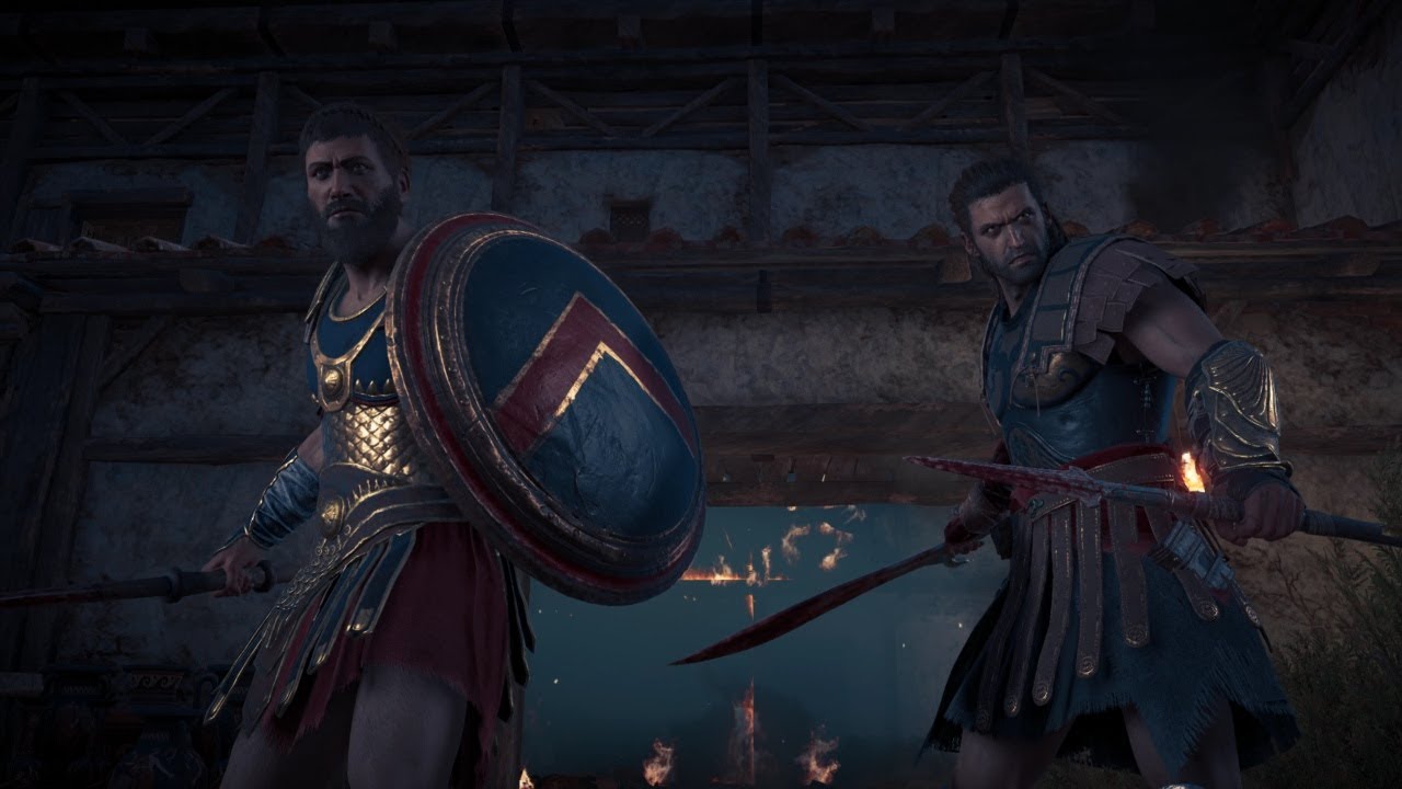 Assassin s Creed Odyssey EPIC COOP FIGHT Cutscene YouTube