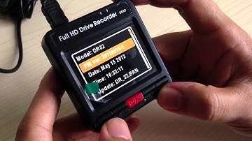 How to check DR32 mini car camera firmware version