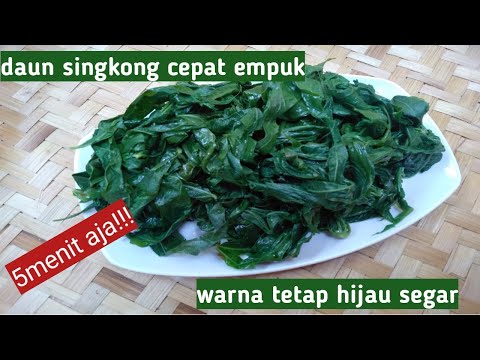 Cara Merebus Daun Singkong Tetap Hijau Ini Rahasianya Bunda Malik