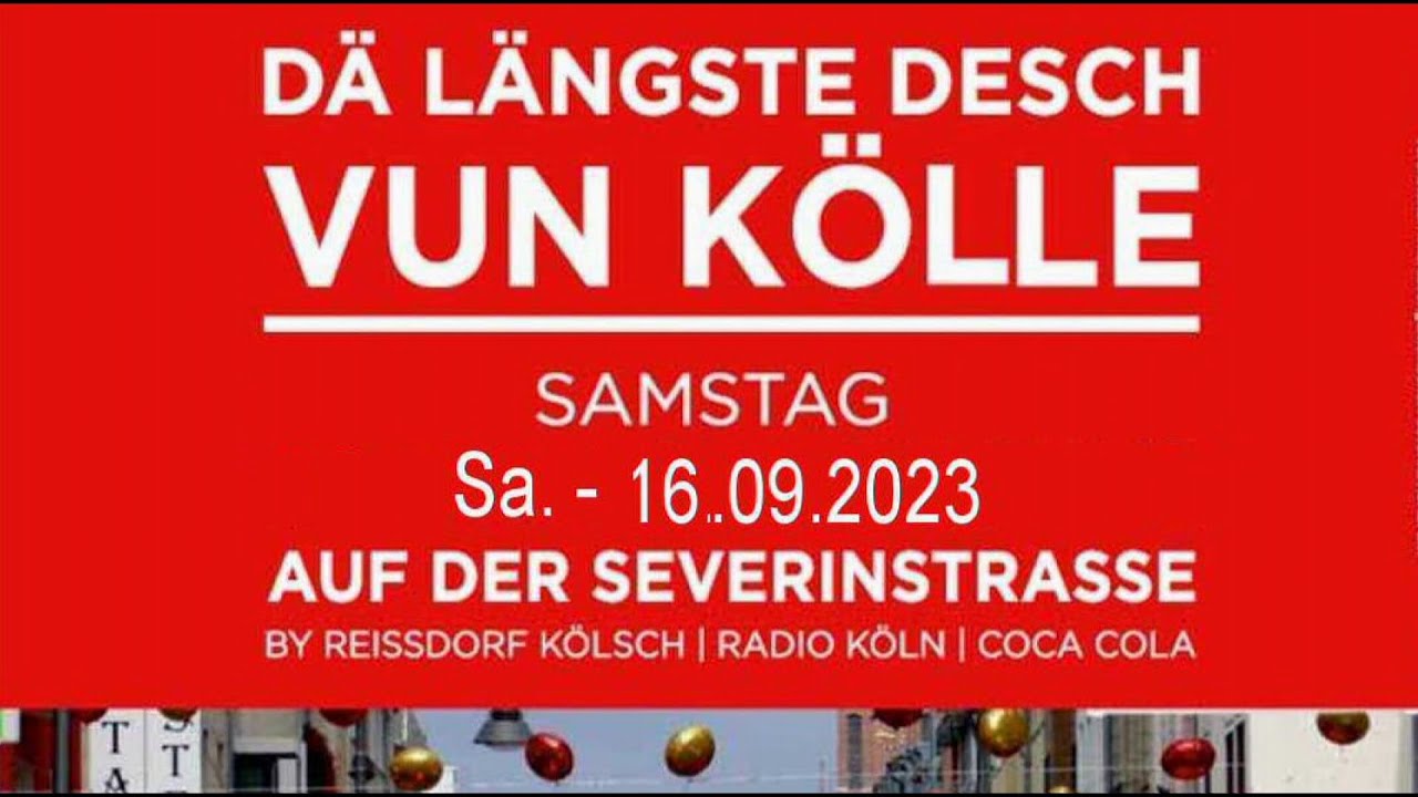 Dä Längste Desch vun Kölle 2023