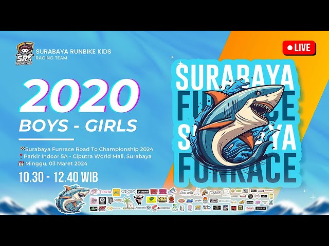 #LIVE SURABAYA FUNRACE 2024  - RACE CLASS 2020 | PART 1 class=