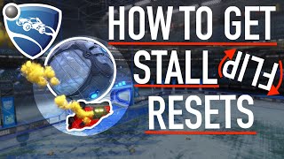 How to get Stall Flip Resets (Tutorial) | Road to Multiple flip resets | Rocket League
