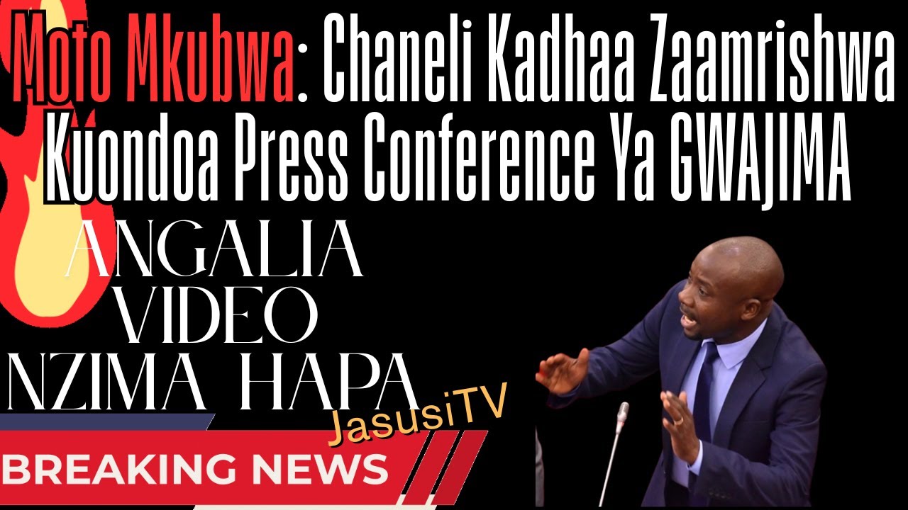 GWAJIMA AWASHTUA CCM! Hotuba Yake Yazuiwa Ghafla | Chaneli Zaamrishwa Kuiondoa | VIDEO KAMILI HAPA