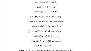 Multi Step Unit Conversions Part 1