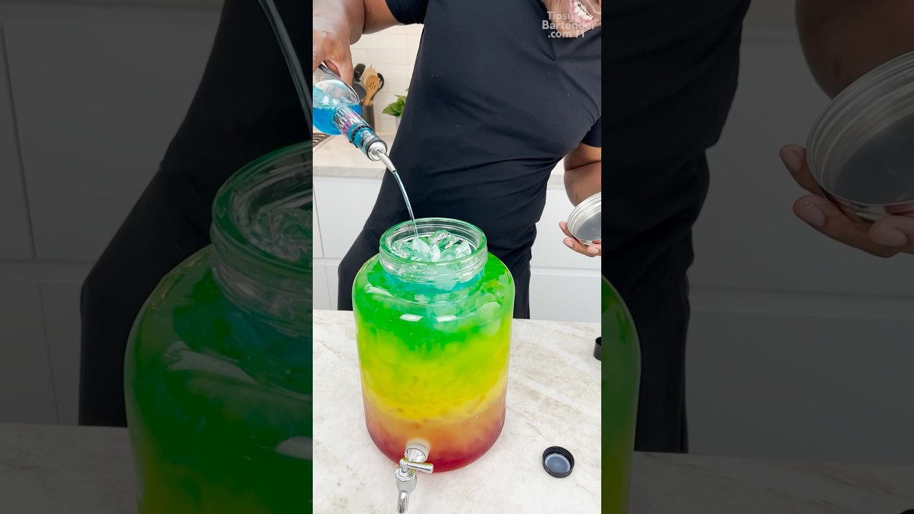 Rainbow Punch #cocktail