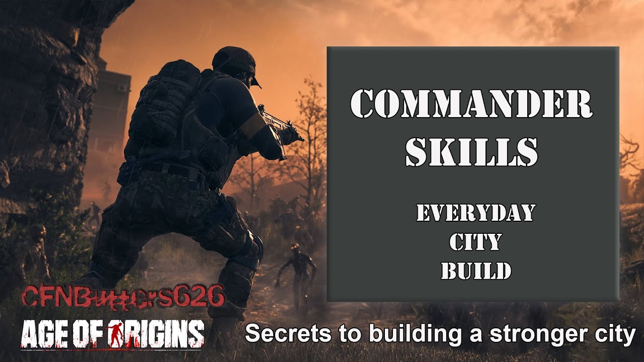 Ежедневная сборка командира: Навыки командира — Age of Z Origins