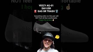 Yeezy AQ-01 is here! Gas or Trash? #YZY #Yeezy #AQ01 #Sneakers #shoes #nyc #Ye #Footwear #ootd