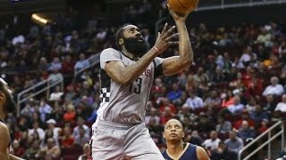 James Harden vs Pelicans 2016 - 29 Pts 13 Assists 11 Rebs 7-15 FGM 6-12 Threes
