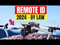 How do you enable remote id on dji drones  2024 mandatory uav remote identification