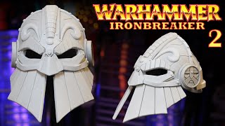 Warhammer Dwarf Ironbreaker Cosplay - Part 2 How to Make a Dwarf Helmet - Free PDF Foam Templates