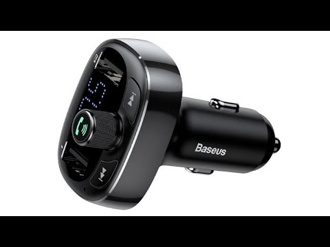 Обзор зарядного устройства с FM трансмиттером Baseus T Typed Bluetooth MP3