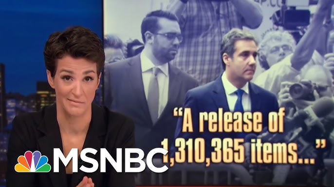 Michael Cohen's New Legal Strategy | Rachel Maddow | MSNBC - YouTube