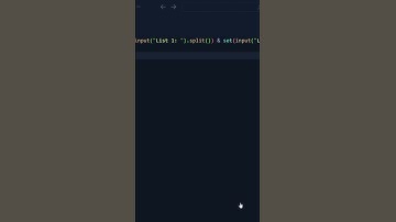 Find intersection of lists in Python  #coding #pythonforeveryone #programming