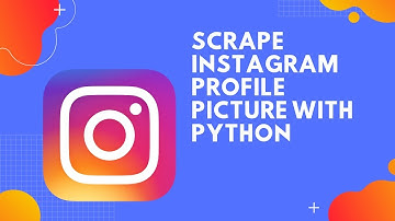 Scrape Instagram profile picture with python