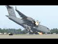 C-17 Pilot Almost Crash When Trying To Land | X-Plane 11