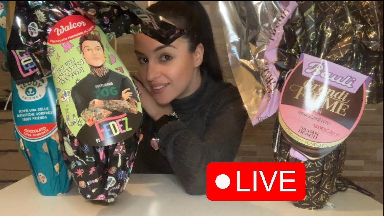 NO ASMR | PRIMA LIVE (FLOP): APRIAMO LE UOVA DI PASQUA 🐣🐰