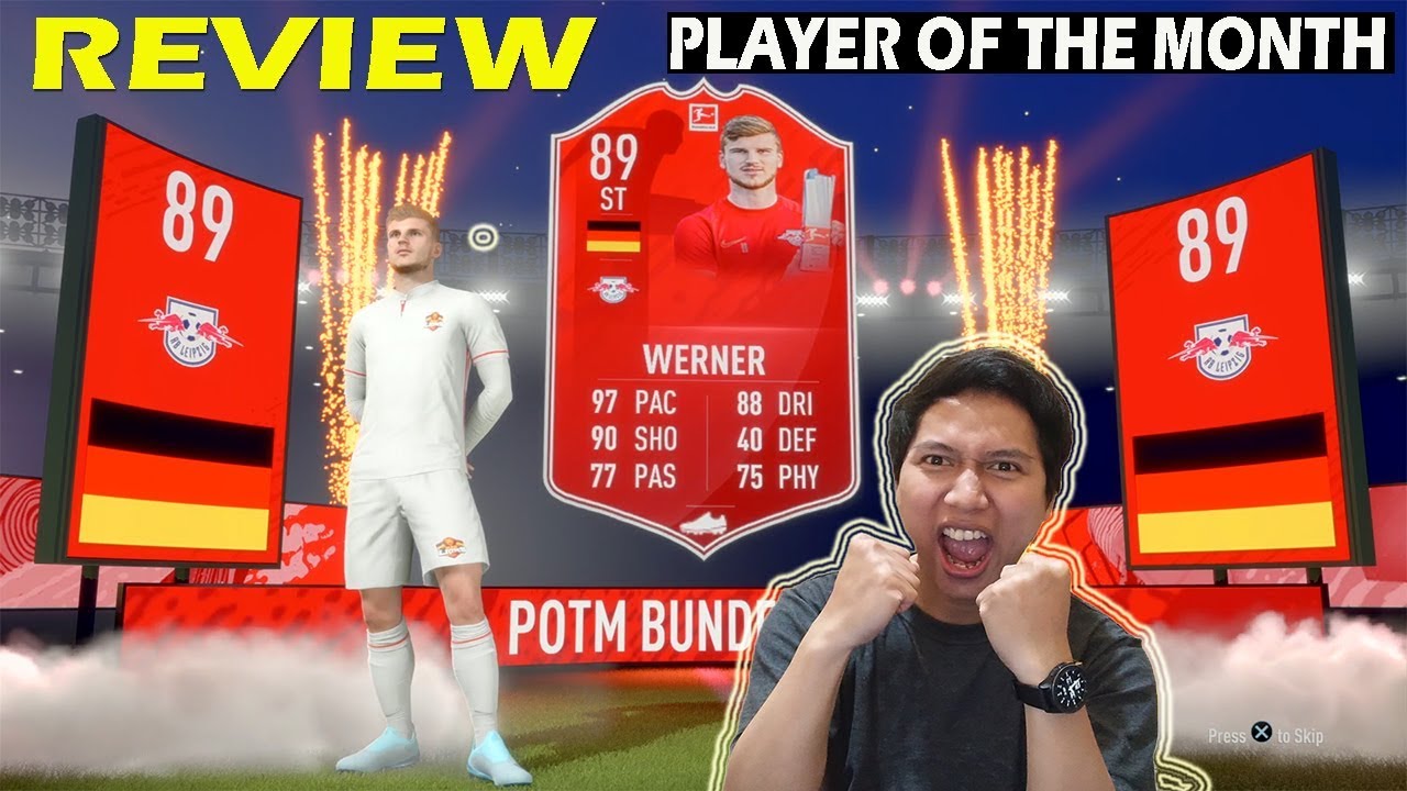 [Review] Werner 89 Rated POTM FIFA 20 Worth It ??? YouTube