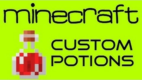 HOW TO CUSTOMIZE POTIONS IN MINECRAFT USING MCEDIT