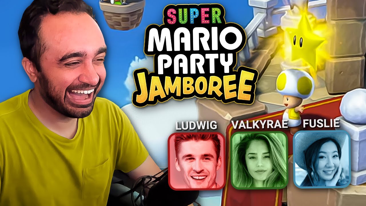 My friends hate how I play Mario Party... (Ludwig, fuslie, and Valkyrae!)
