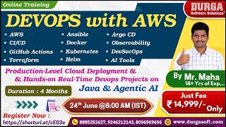 DEVOPS with AWS Online Training @ DURGASOFT