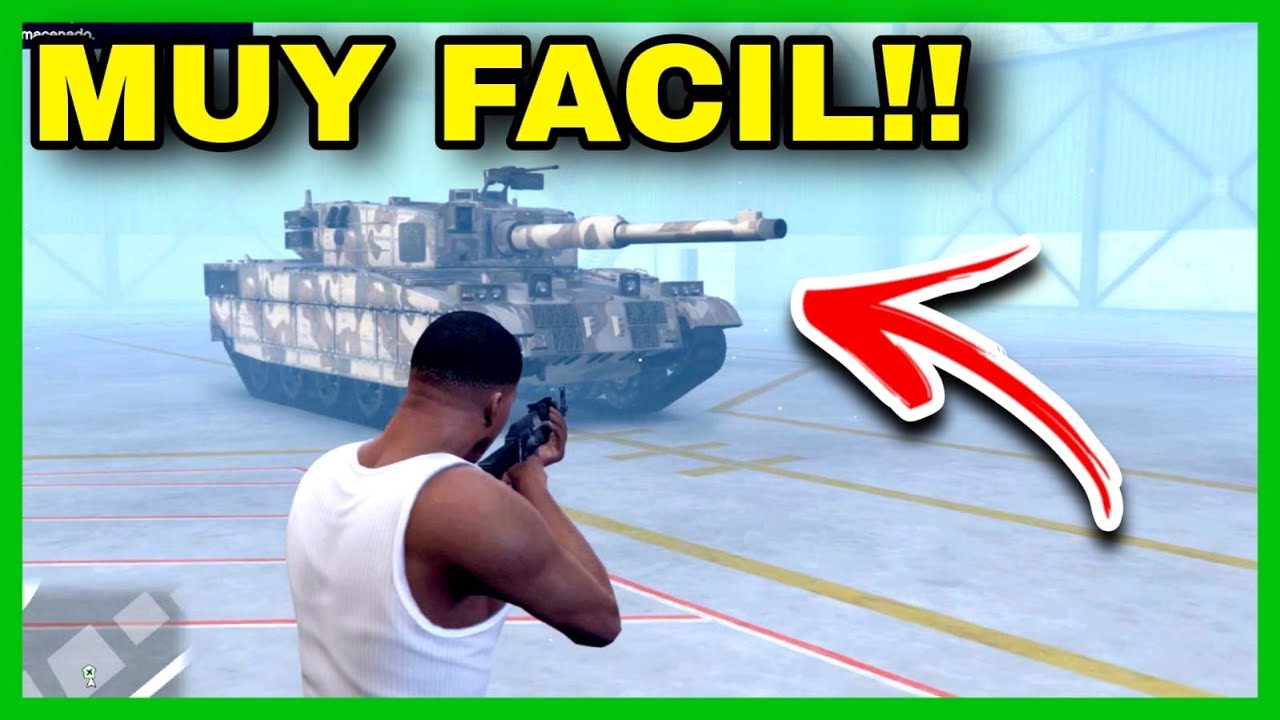 ️Como comprar un TANQUE en GTA 5 Modo Historia - Donde está el Tanque