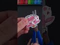 Day 3 I make my own stickers until I'm famous🍓🍓 #asmr #cutedrawing #shorts