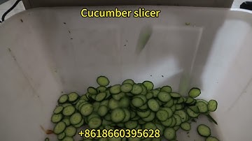Cucumber slicer | Industrial vegetable and fruit slicing machines | Commercial Vegetable Slicers