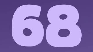 ⏰ 1 to 100 Counting Timer with Sound 🔔 | 100 Second Counter | Bold Purple Graphics