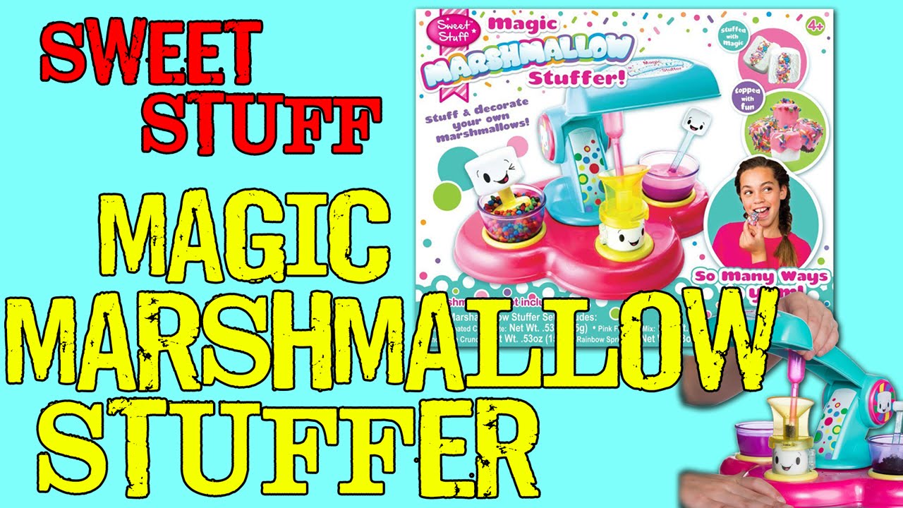 SWEET STUFF MAGIC MARSHMALLOW STUFFER // TOY UNBOXING, DEMO & REVIEW // SCOTT NEUMYER
