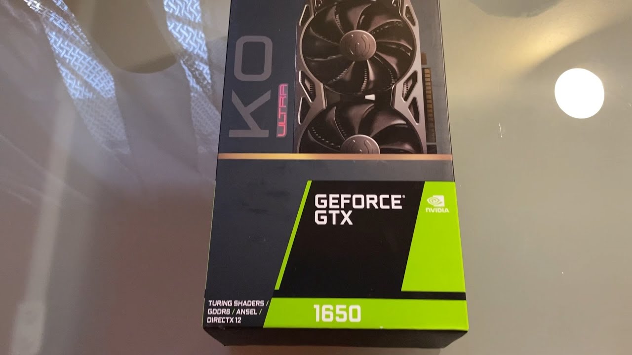 Unboxing de la tarjeta grafica GTX 1650 EVGA KO ULTRA GAMING YouTube