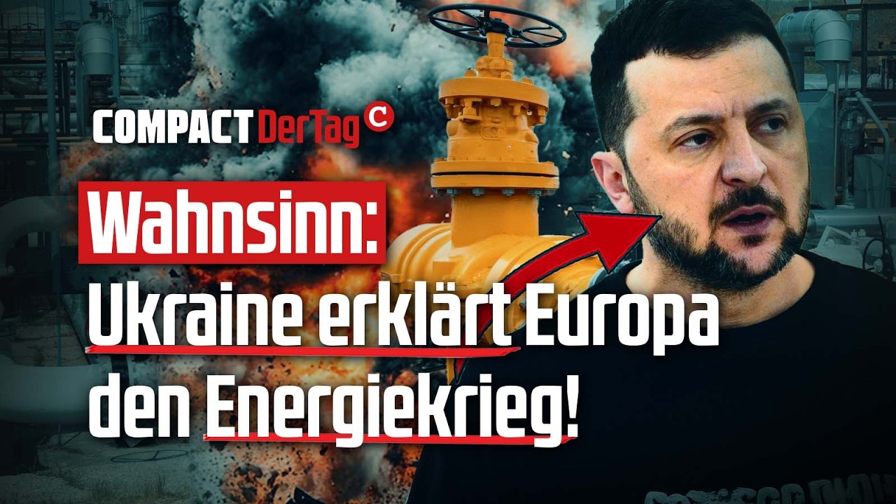Wahnsinn: Ukraine erklärt Europa den Energiekrieg!💥