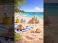 Beautiful Ocean + Easy English Words | Learn English with fun | 沙滩英语