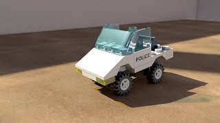 Lego 1610 Police Car - Assembly Animation