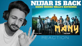 Reaction on : Many (Official Music Video) Nijjar - I”M” Possible